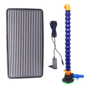 L-2 Stripes Pdr Led Lamp 38cm